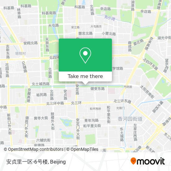 安贞里一区-6号楼 map
