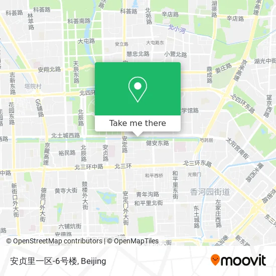 安贞里一区-6号楼 map