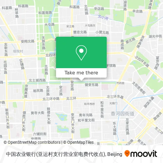 中国农业银行(亚运村支行营业室电费代收点) map