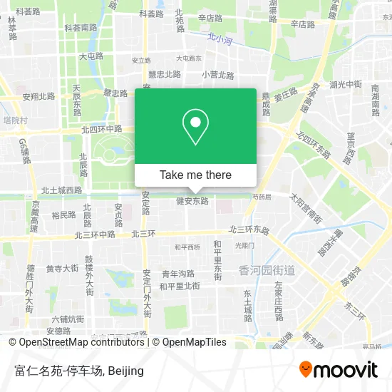 富仁名苑-停车场 map
