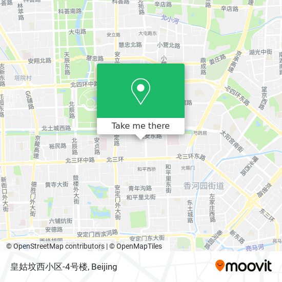 皇姑坟西小区-4号楼 map