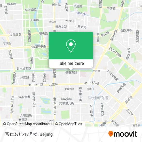 富仁名苑-17号楼 map