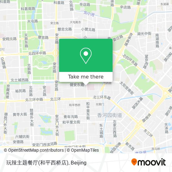玩辣主题餐厅(和平西桥店) map