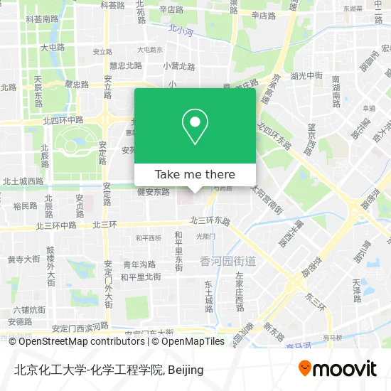北京化工大学-化学工程学院 map