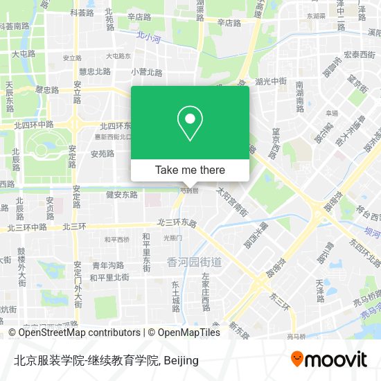 北京服装学院-继续教育学院 map