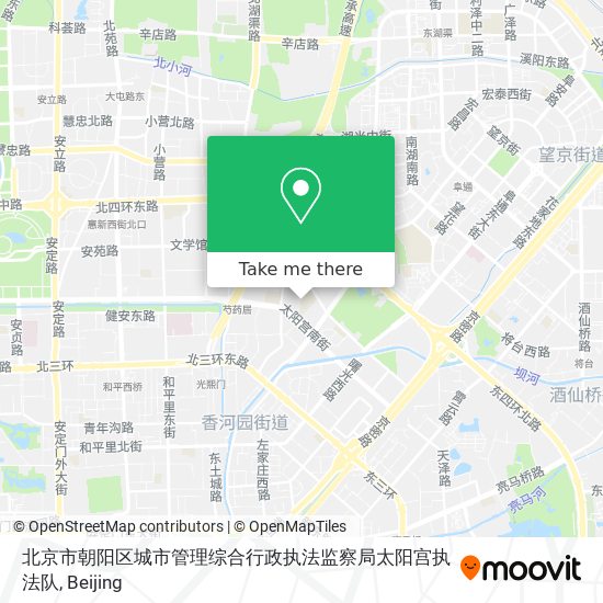 北京市朝阳区城市管理综合行政执法监察局太阳宫执法队 map
