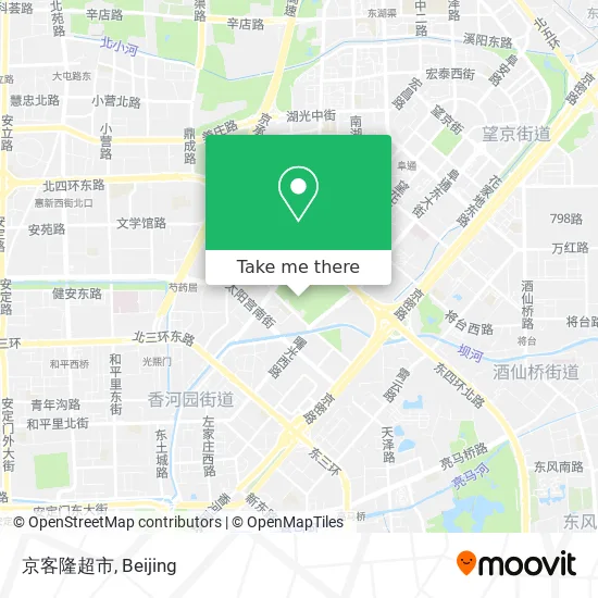 京客隆超市 map