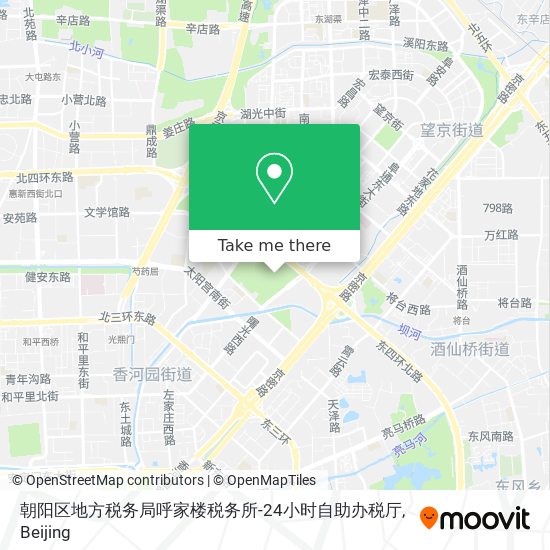朝阳区地方税务局呼家楼税务所-24小时自助办税厅 map