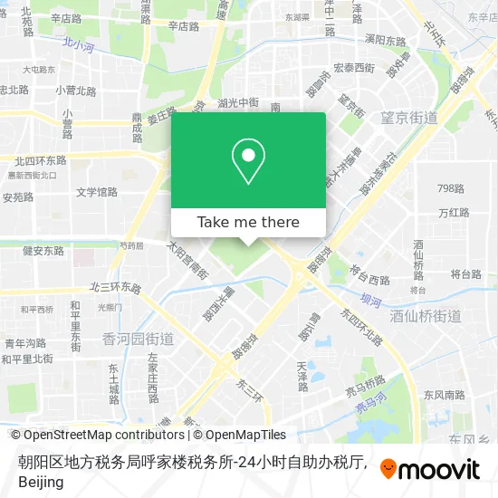 朝阳区地方税务局呼家楼税务所-24小时自助办税厅 map