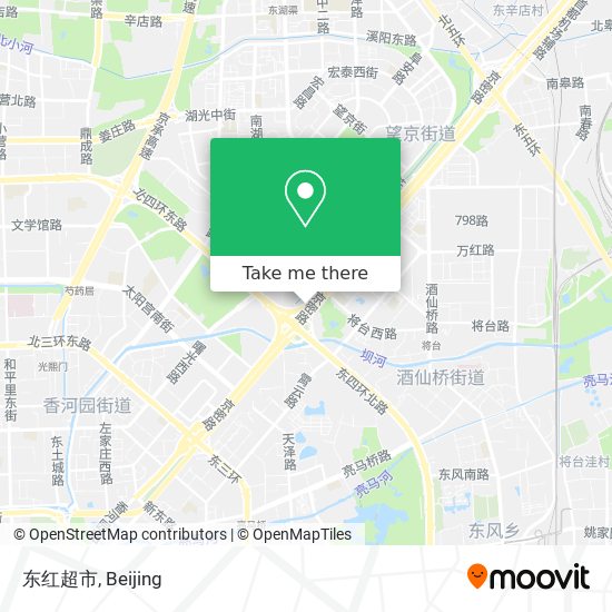 东红超市 map