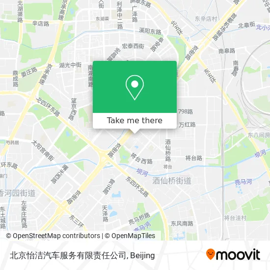 北京怡洁汽车服务有限责任公司 map