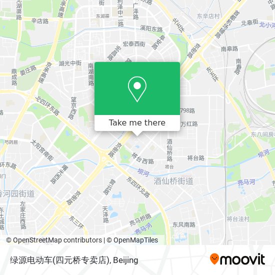 绿源电动车(四元桥专卖店) map