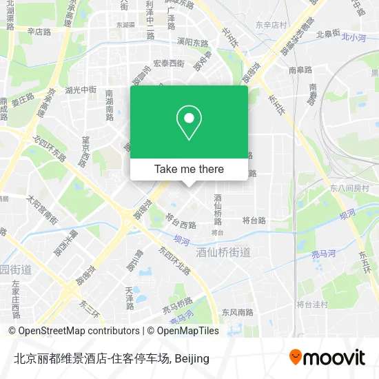 北京丽都维景酒店-住客停车场 map