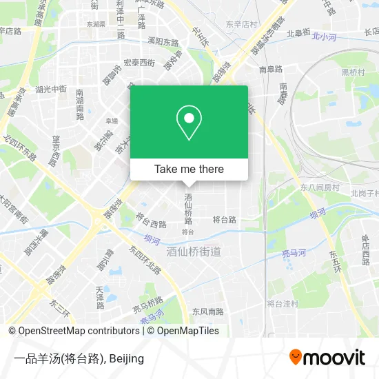 一品羊汤(将台路) map