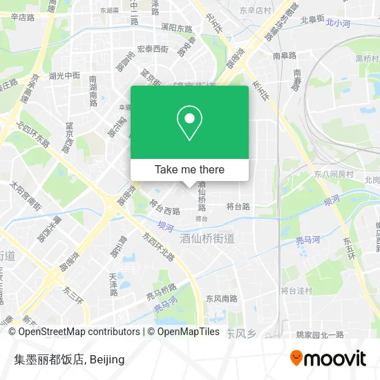 集墨丽都饭店 map