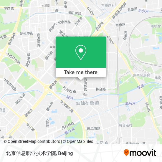 北京信息职业技术学院 map