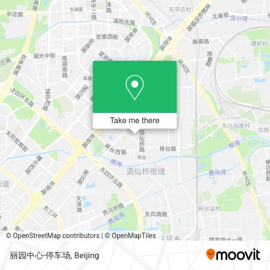 丽园中心-停车场 map