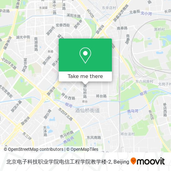 北京电子科技职业学院电信工程学院教学楼-2 map