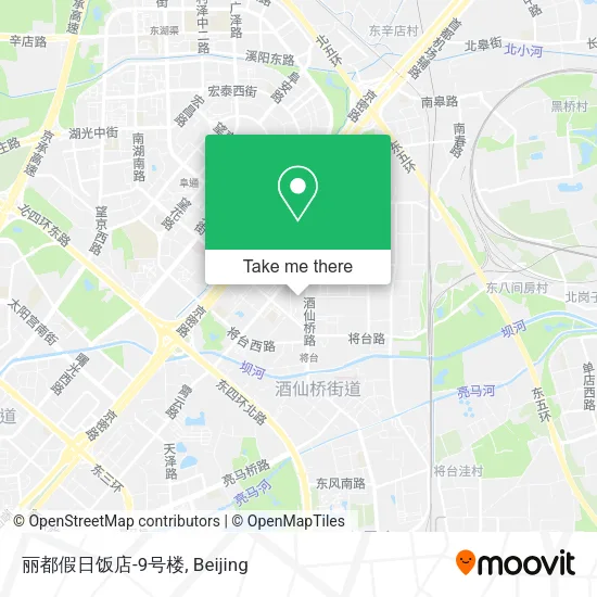 丽都假日饭店-9号楼 map