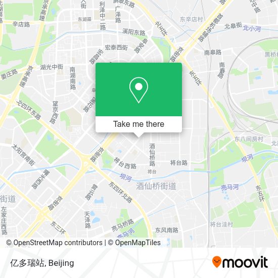 亿多瑞站 map