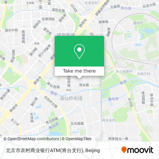 北京市农村商业银行ATM(将台支行) map