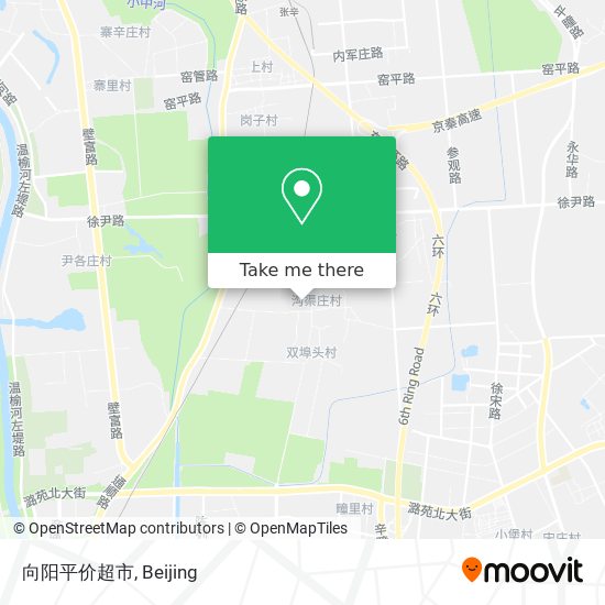 向阳平价超市 map