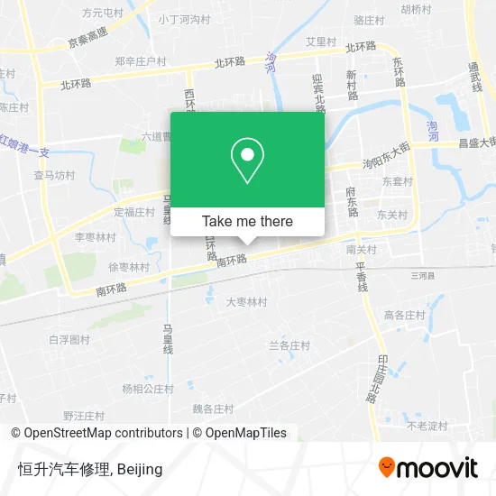 恒升汽车修理 map