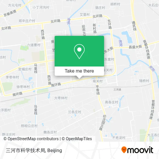 三河市科学技术局 map