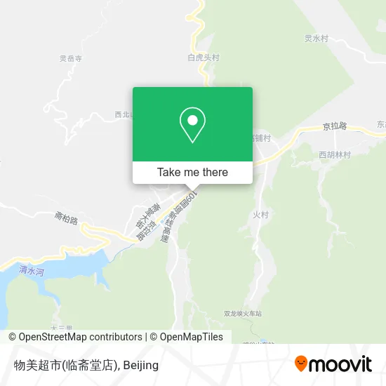 物美超市(临斋堂店) map