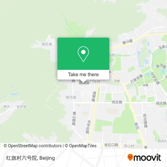红旗村六号院 map