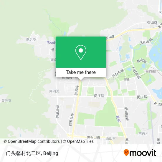 门头馨村北二区 map