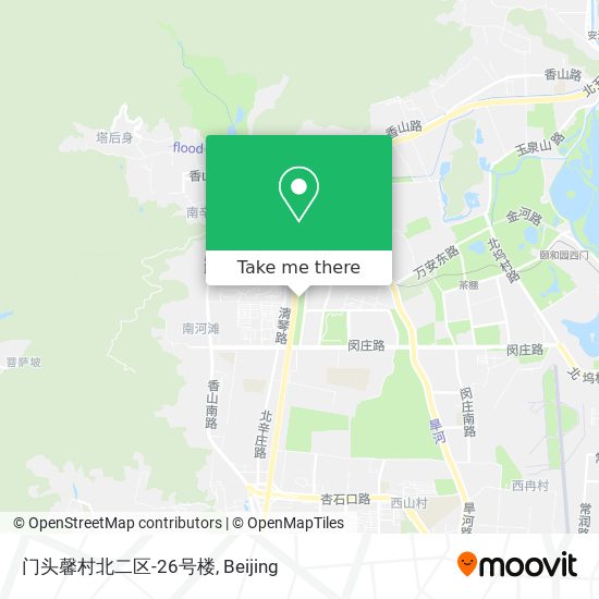门头馨村北二区-26号楼 map