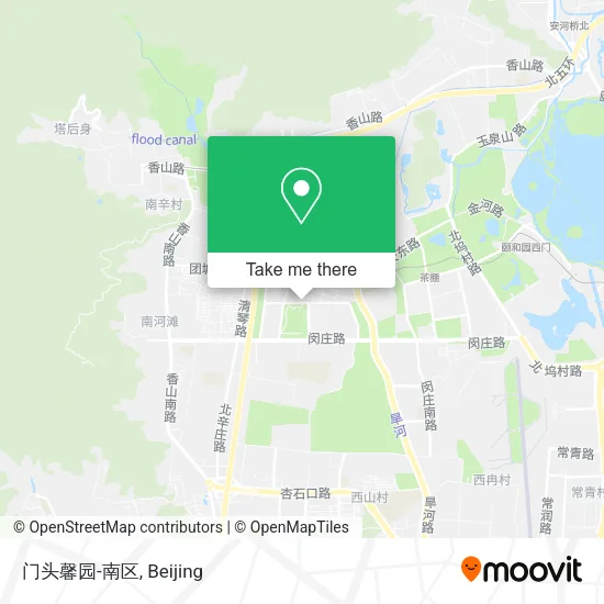 门头馨园-南区 map