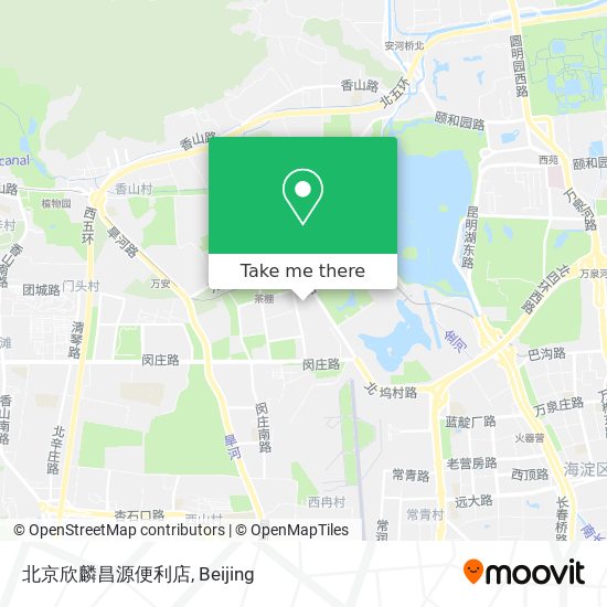 北京欣麟昌源便利店 map