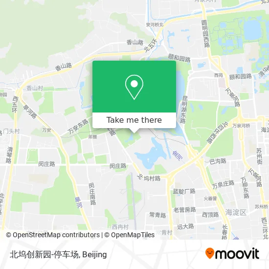 北坞创新园-停车场 map