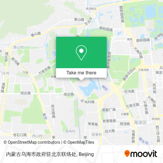 内蒙古乌海市政府驻北京联络处 map