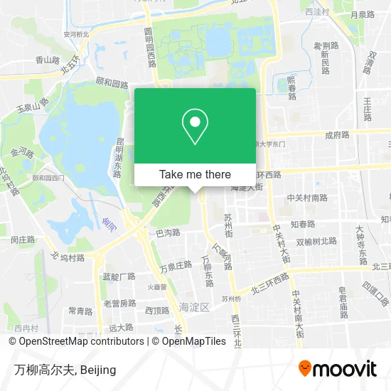 万柳高尔夫 map
