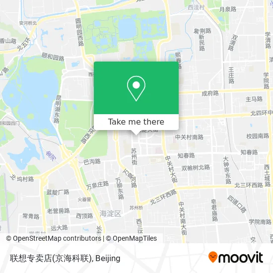 联想专卖店(京海科联) map