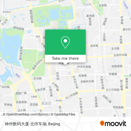 神州数码大厦-北停车场 map