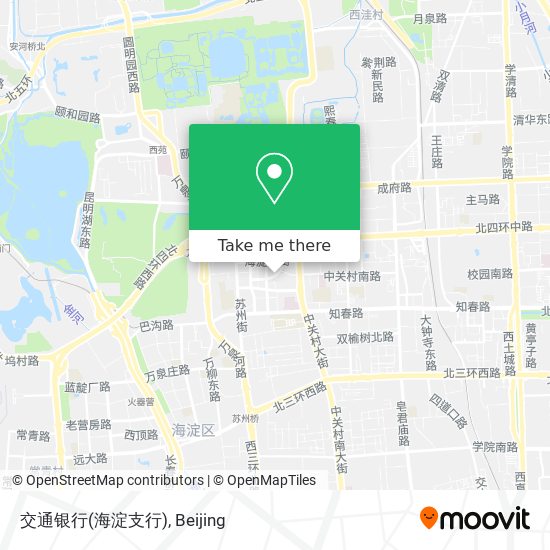 交通银行(海淀支行) map
