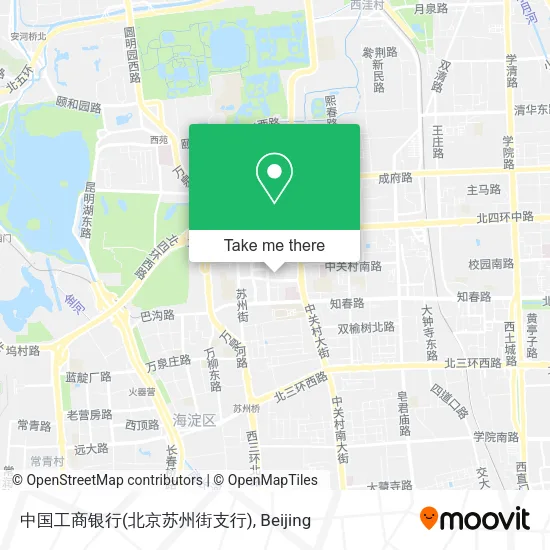 中国工商银行(北京苏州街支行) map