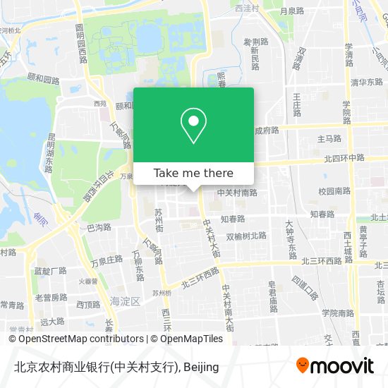 北京农村商业银行(中关村支行) map