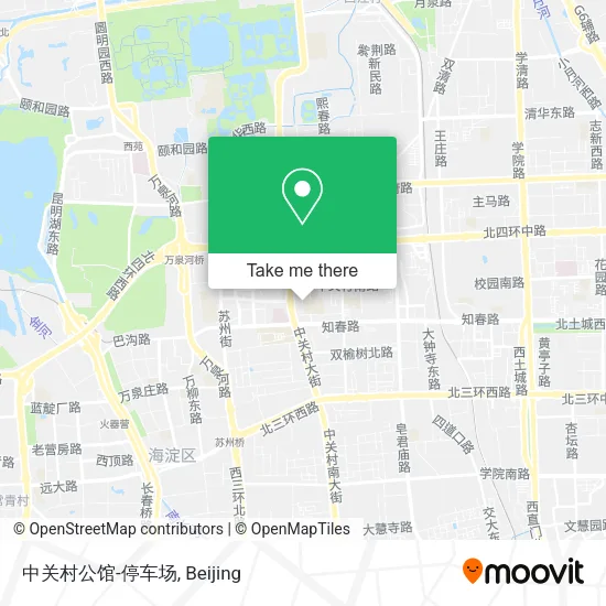 中关村公馆-停车场 map