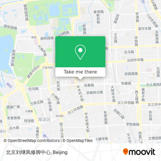 北京刘继凤修脚中心 map