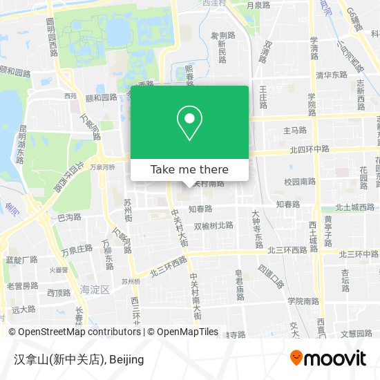 汉拿山(新中关店) map