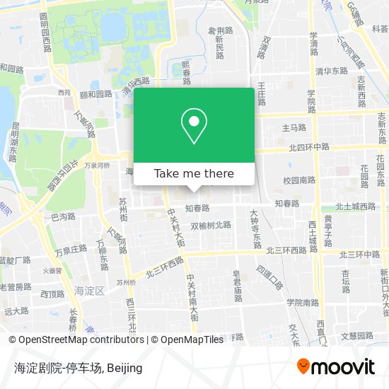 海淀剧院-停车场 map