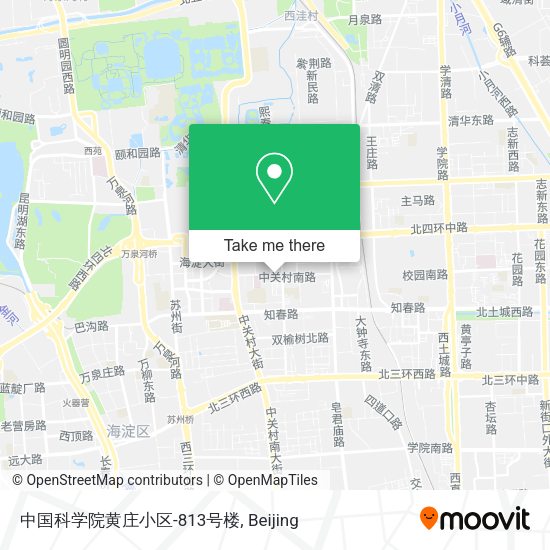 中国科学院黄庄小区-813号楼 map