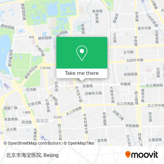 北京市海淀医院 map