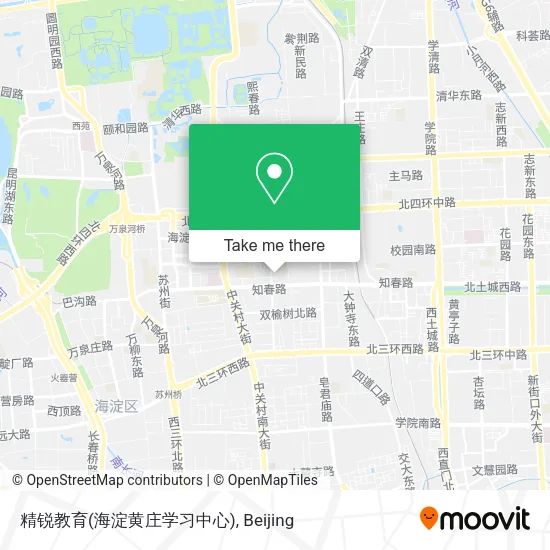 精锐教育(海淀黄庄学习中心) map