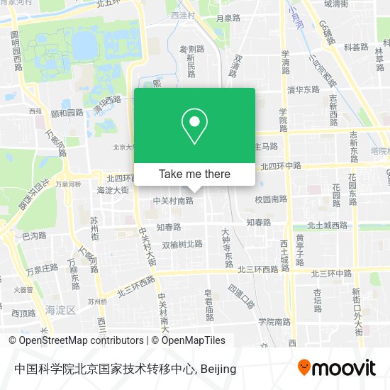 中国科学院北京国家技术转移中心 map